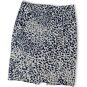 Ann Taylor LOFT Animal Print Pencil Skirt